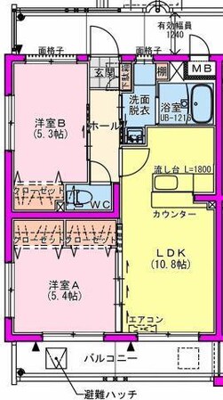 コンフォール霧島の物件間取画像